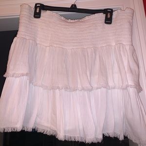 Aerie Flowy Ruffle Skirt